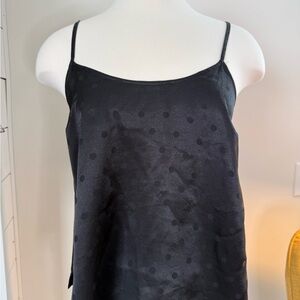 Old Navy Black Polka Dot Camisole